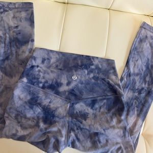 Lululemon Align Crop 21” Diamond Dye - Size 4